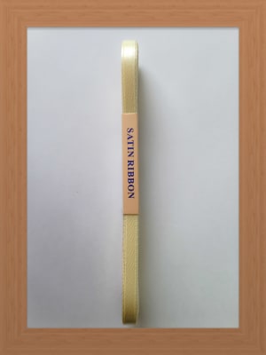 CINTA SATIN 0.7 CM COLOR CREMA