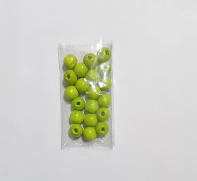 CUENCAS MADERA 1.4 CM COLOR VERDE MANZANA