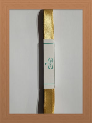 CINTA SATIN 1 CM COLOR DORADO OSCURO