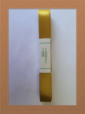 CINTA SATIN 1.5 CM COLOR DORADO