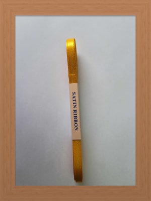 CINTA SATIN 0.7 CM COLOR DORADO