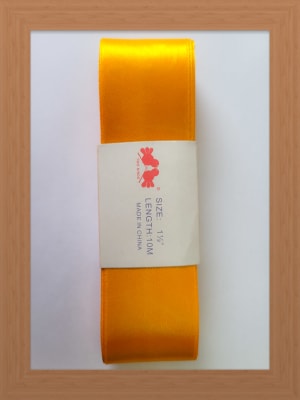 CINTA SATIN 4 CM COLOR DORADO