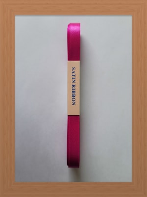 CINTA SATIN 1 CM COLOR FUCSIA