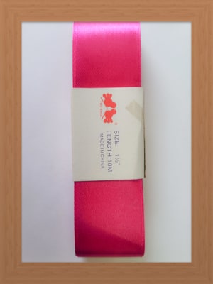 CINTA SATIN 4 CM COLOR FUCSIA