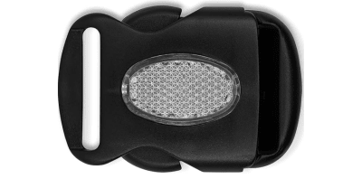HEBILLA BOLSO CON CENTRO REFLECTANTE