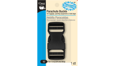 HEBILLA BOLSO 25 MM NEGRO DOBLE AJUSTE