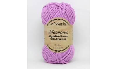 ALGODON MACRAME 3 MM LILA 60201