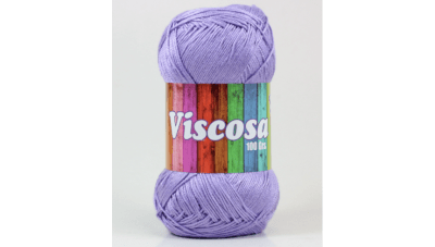 HILO VISCOSA PETUNIA LILA MADEJA 100 GR