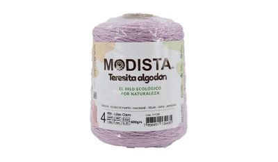 ALGODÓN MODISTA LILA CLARO CONO 600 GR