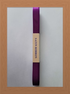 CINTA SATIN 1 CM COLOR MORADO