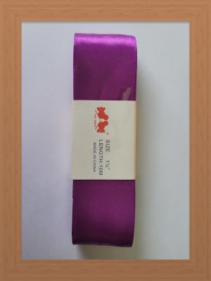 CINTA SATIN 4 CM COLOR MORADO1