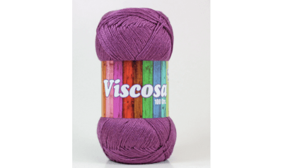 HILO VISCOSA PETUNIA MORADO MADEJA 100 GR