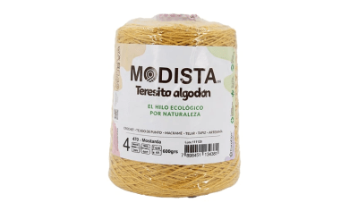 ALGODÓN MODISTA MOSTAZA CONO 600 GR