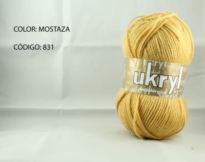 LANA UKRYL INVIERNO MOSTAZA 831