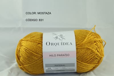 HILO PARAISO ORQUIDEA MOSTAZA 831