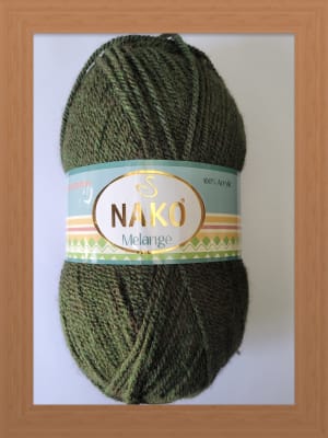 LANA NAKO MELANGE VERDE OLIVO 981
