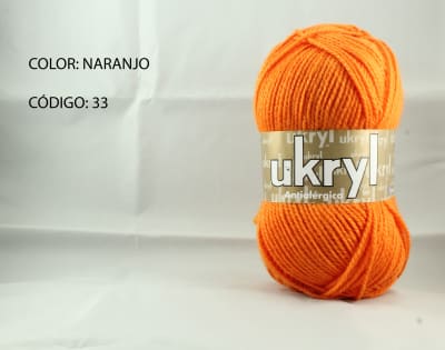 LANA UKRYL INVIERNO NARANJO 33