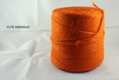 CORDON YUTE 1.5 MM NARANJO CONO 1 KILO