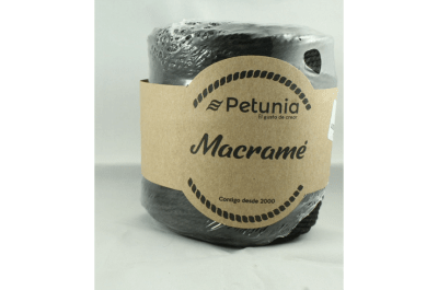 MACRAME 3 MM NEGRO 