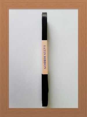 CINTA SATIN 0.7 CM COLOR NEGRO