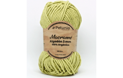 ALGODÓN MACRAME 3 MM PISTACHO 60081