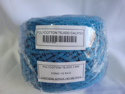 POLYCOTTON TEJIDO CALIPSO CONO 1/2 KILO