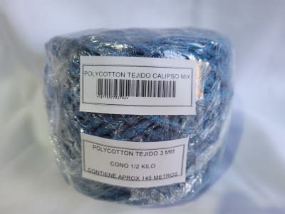 POLYCOTTON TEJIDO CALIPSO MATIZADO CONO 1/2 KILO