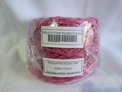POLYCOTTON TEJIDO FUCSIA CONO 1/2 KILO