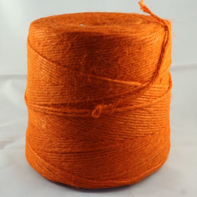 CORDON YUTE 2 MM NARANJO CONO 1 KILO