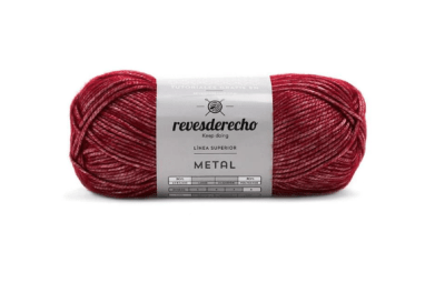 LANA METAL REVES DERECHO ROJO 00041