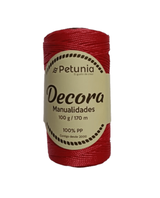 HILO DECORA PARA MANUALIDADES ROJO 27