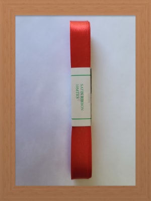 CINTA SATIN 1.5 CM COLOR ROJO