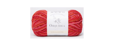 ALGODÓN MIX ORQUIDEA ROJO 6561