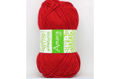 LANA AMARA SOFT PETUNIA ROJO FUEGO 8033