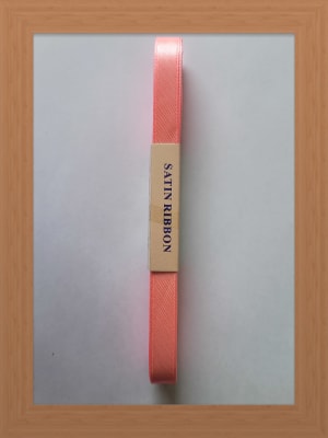 CINTA SATIN 1 CM COLOR ROSADO FUERTE
