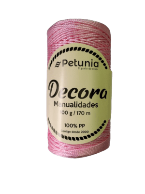 HILO DECORA PARA MANUALIDADES ROSADO SUAVE 33