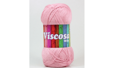 HILO VISCOSA PETUNIA ROSADO MADEJA 100 GR