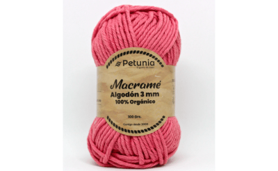 ALGODÓN MACRAME 3 MM ROSADO OSCURO 6005