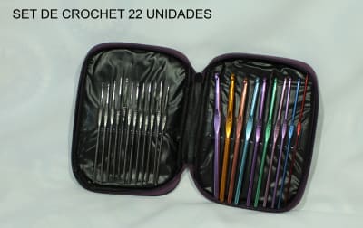Set Crochet 22 Piezas Diferentes Medidas