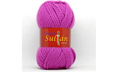 LANA SULTAN PETUNIA FUCSIA CLARO MADEJA 100 GR