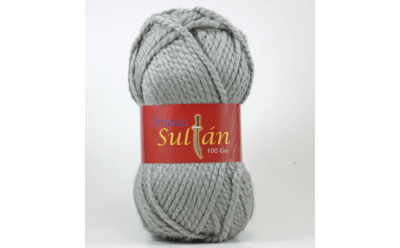 LANA SULTAN PETUNIA GRIS PERLA MADEJA 100 GR