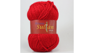 LANA SULTAN PETUNIA ROJO MADEJA 100 GR