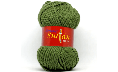 LANA SULTAN PETUNIA VERDE MADEJA 100 GR1