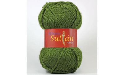 LANA SULTAN PETUNIA VERDE OSCURO MADEJA 100 GR1