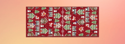 TELA BI STRETCH NAVIDEÑO CASAS VIEJO PASCUERO C 021