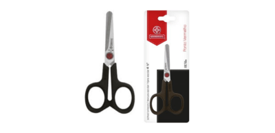 TIJERA ESCOLAR PUNTO ROJO 4 1/2 M 6671