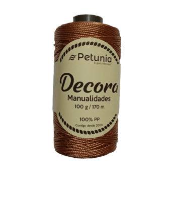 HILO DECORA PARA MANUALIDADES TOSTADO 28