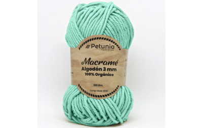 ALGODON MACRAME 3 MM TURQUESA 6016
