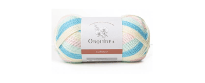 LANA CLASICA MIX ORQUIDEA TURQUESA 091
