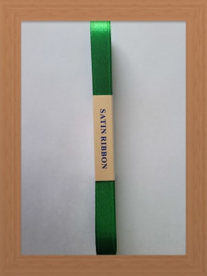 CINTA SATIN 1 CM COLOR VERDE MANZANA